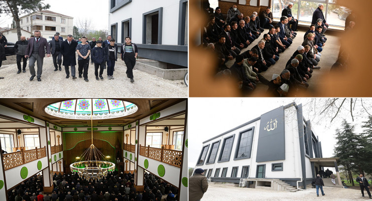 Büyükşehir'in katkılarıyla tamamlanan Kartepe İstasyon Camii ibadete açıldı