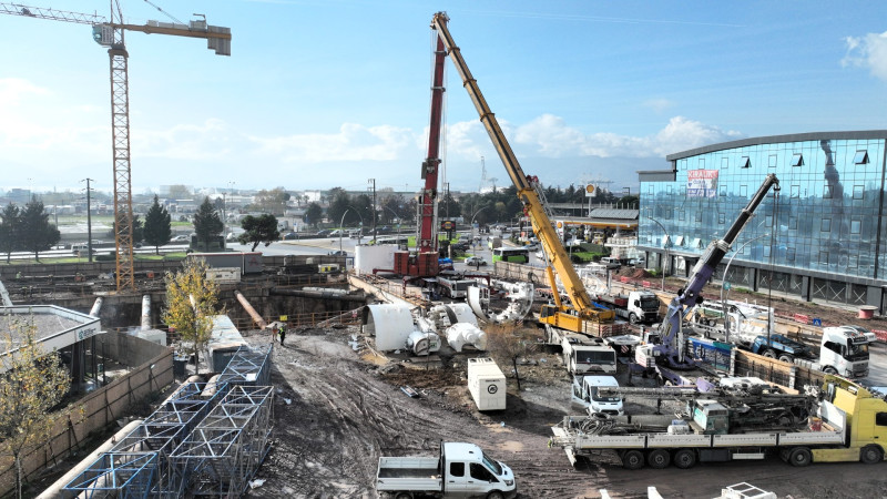 Körfezray tünel çalışmaları