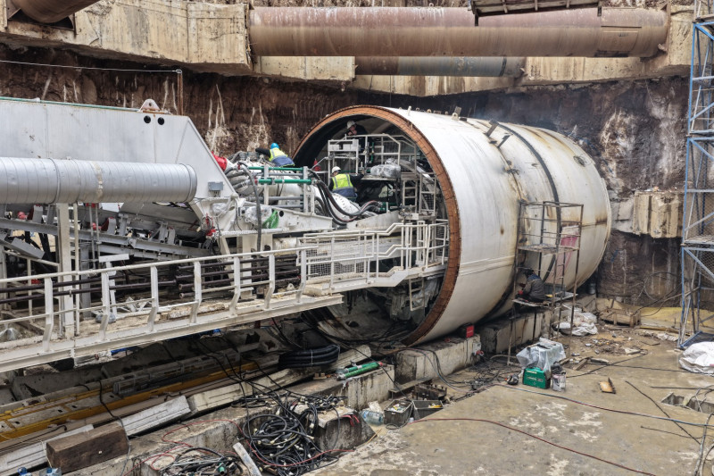 Körfezray metro çalışmaları