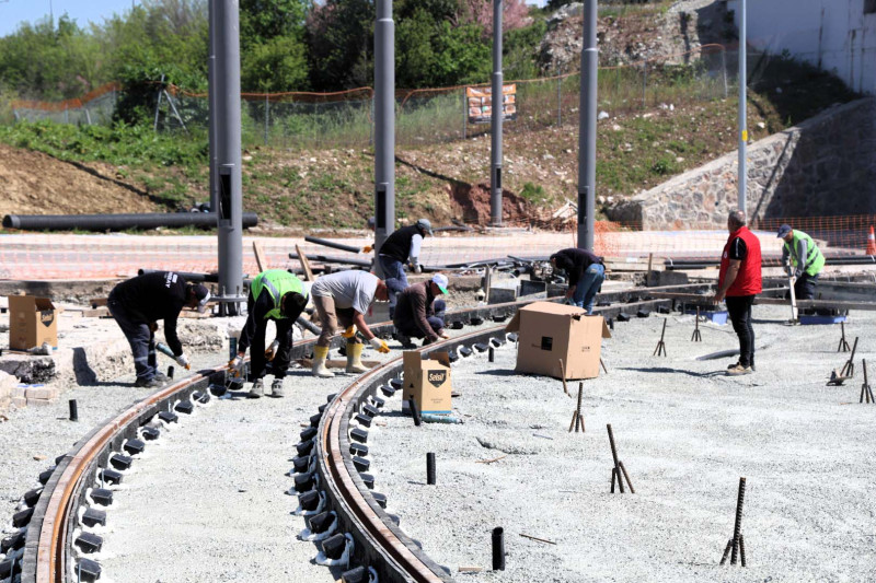 Kartepe Tramvay Hattı Çalışmaları