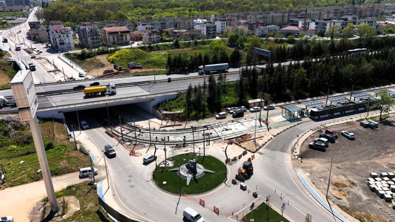 Kartepe Tramvay Hattı Çalışmaları