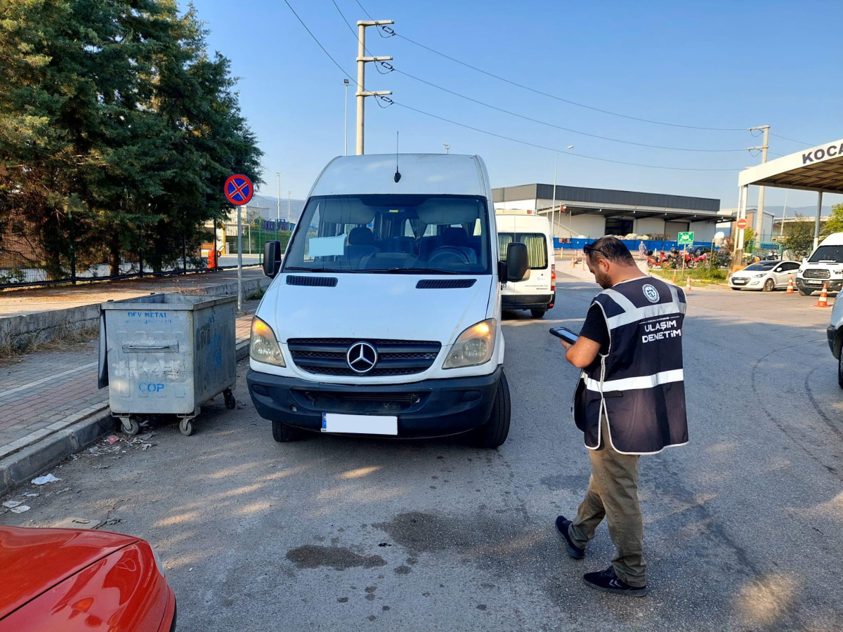 6 araç trafikten men edildi