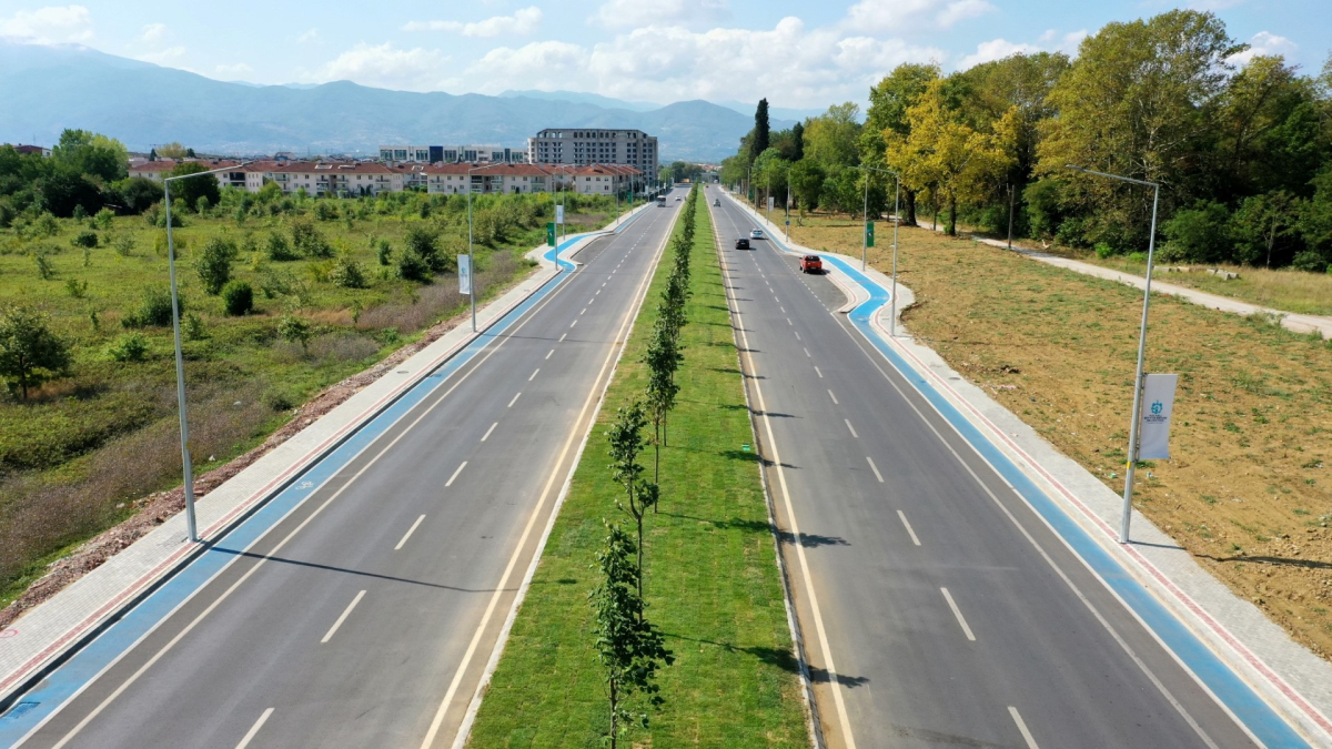 Stat bağlantı yolunda çevre düzenlemesi