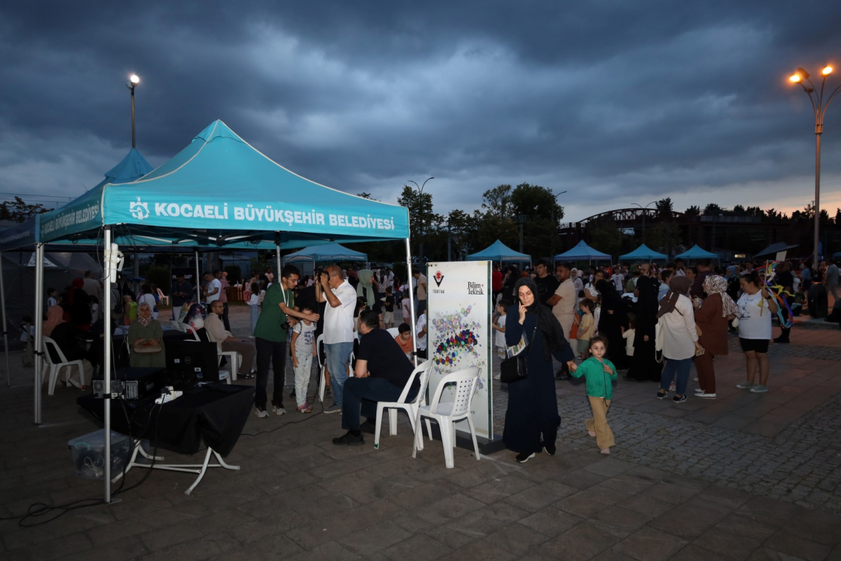 Gökyüzü Gözlem Şenliği ile uzay gözlemlendi