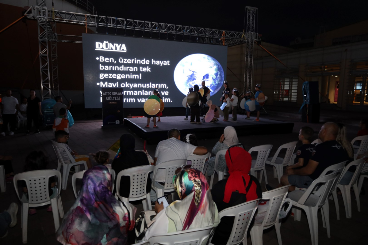 Gökyüzü Gözlem Şenliği ile uzay gözlemlendi