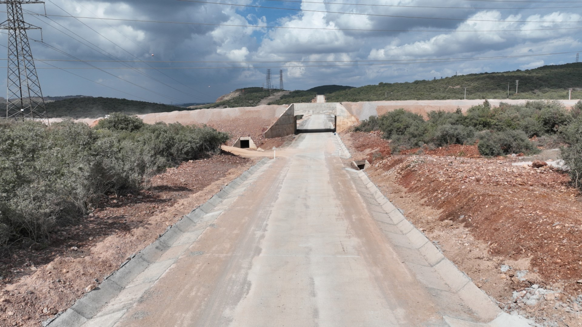 Yukarı Hereke-Çerkeşli yolunda sıra asfalt seriminde