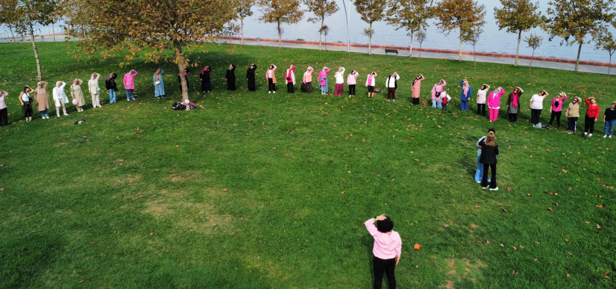 Büyükşehir’den meme kanseri farkındalık yürüyüşü