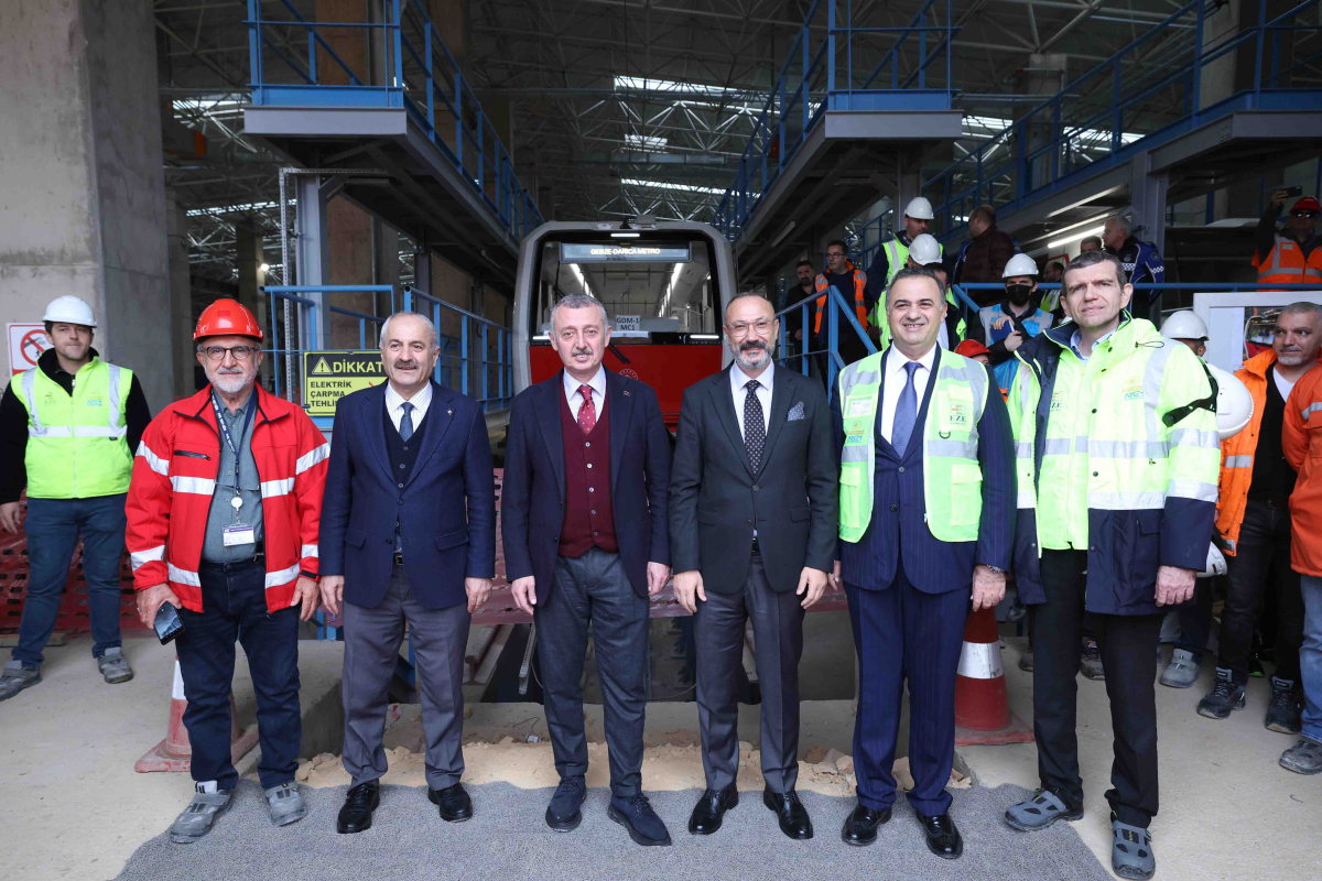 Kocaeli’nin ilk metrosunda geri sayım