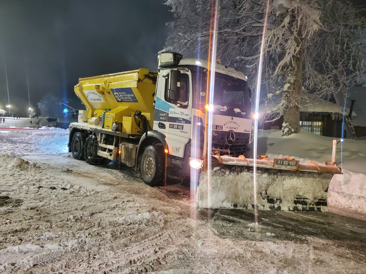 Kocaeli’de yollar açık, ulaşımda aksama yok