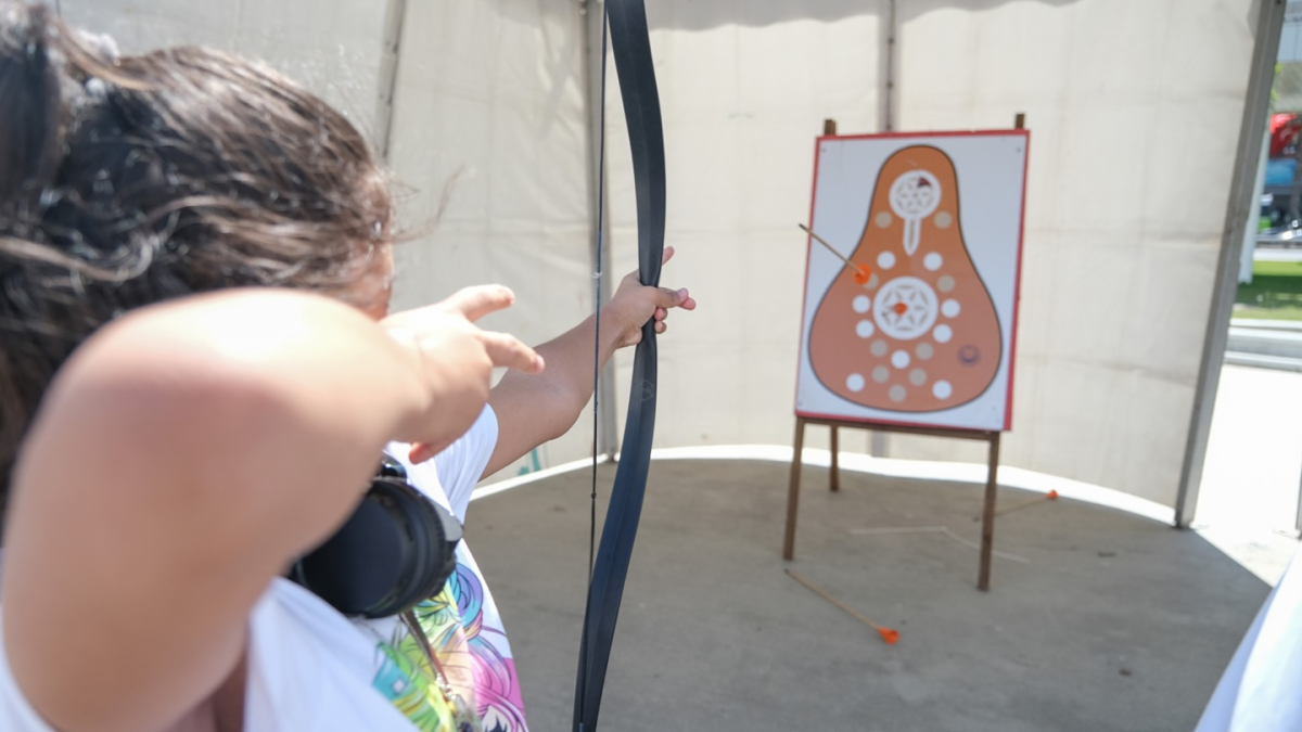 Çocukların neşesi Milli İrade Meydanı’nı sardı