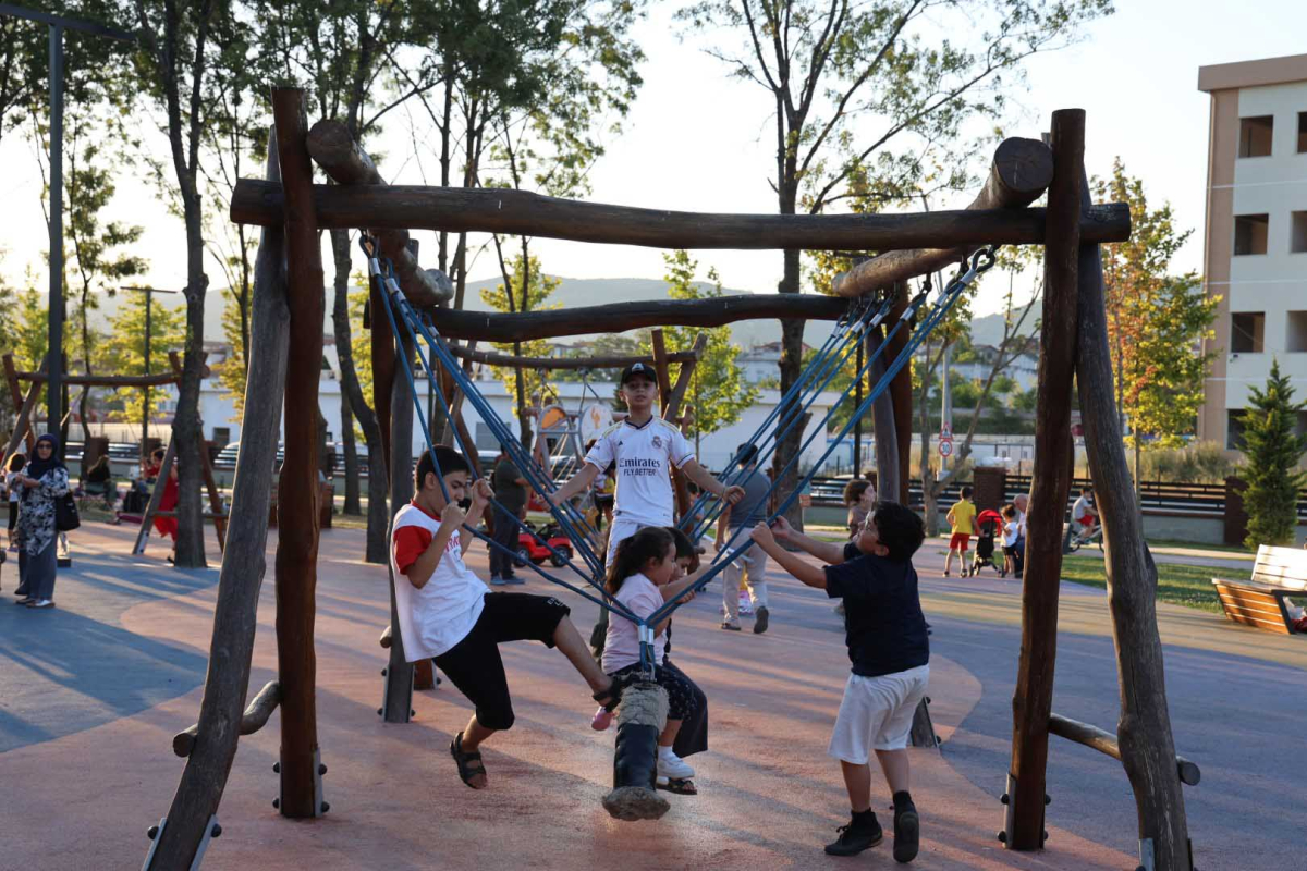 Bu parkta sağlık ve huzur bir arada