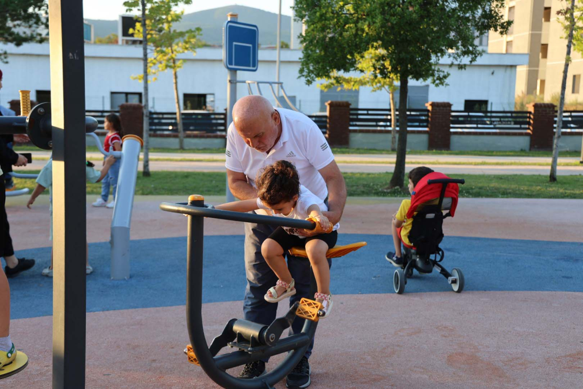 Bu parkta sağlık ve huzur bir arada