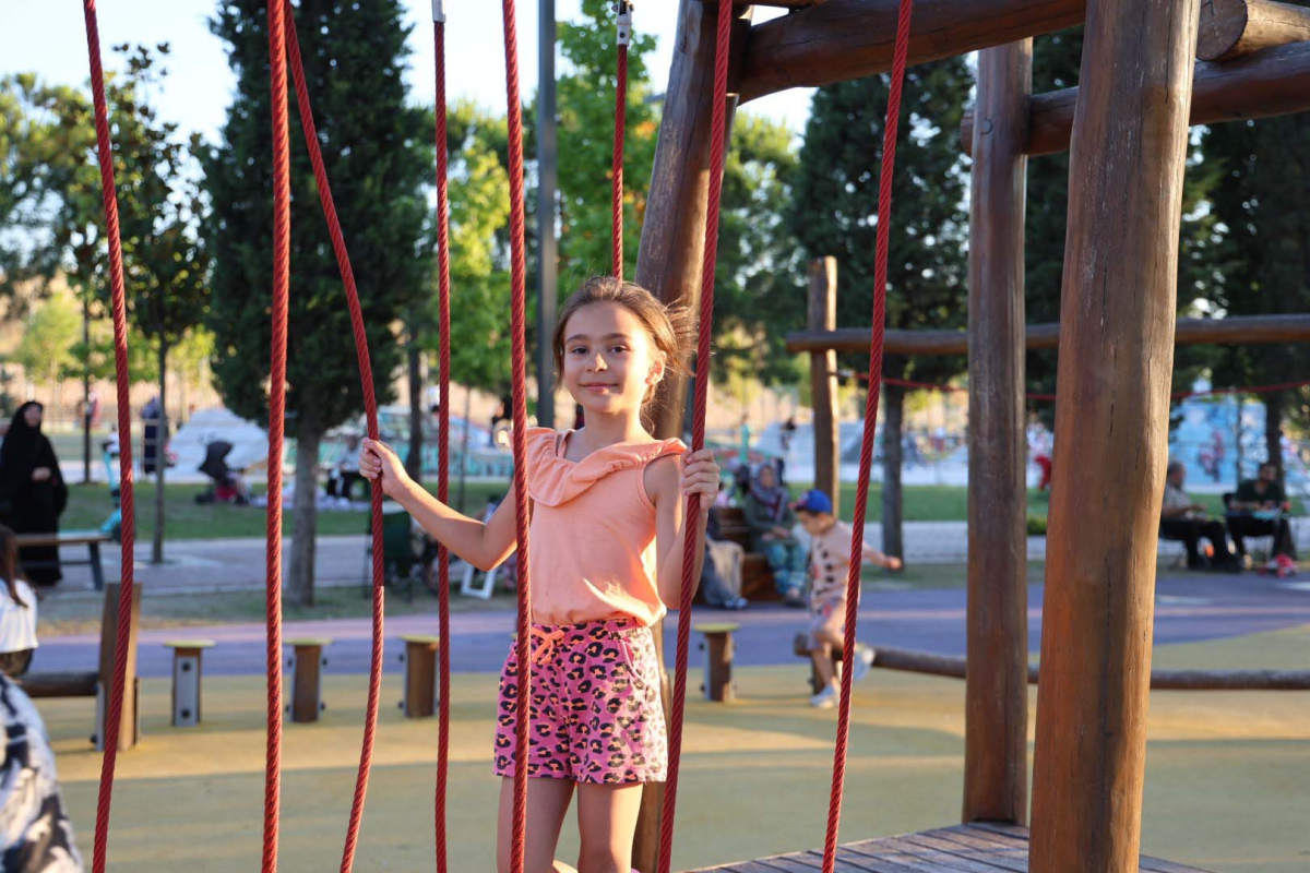 Bu parkta sağlık ve huzur bir arada