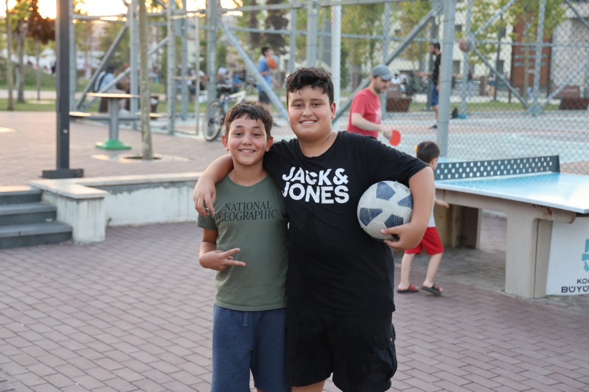 Bu parkta sağlık ve huzur bir arada