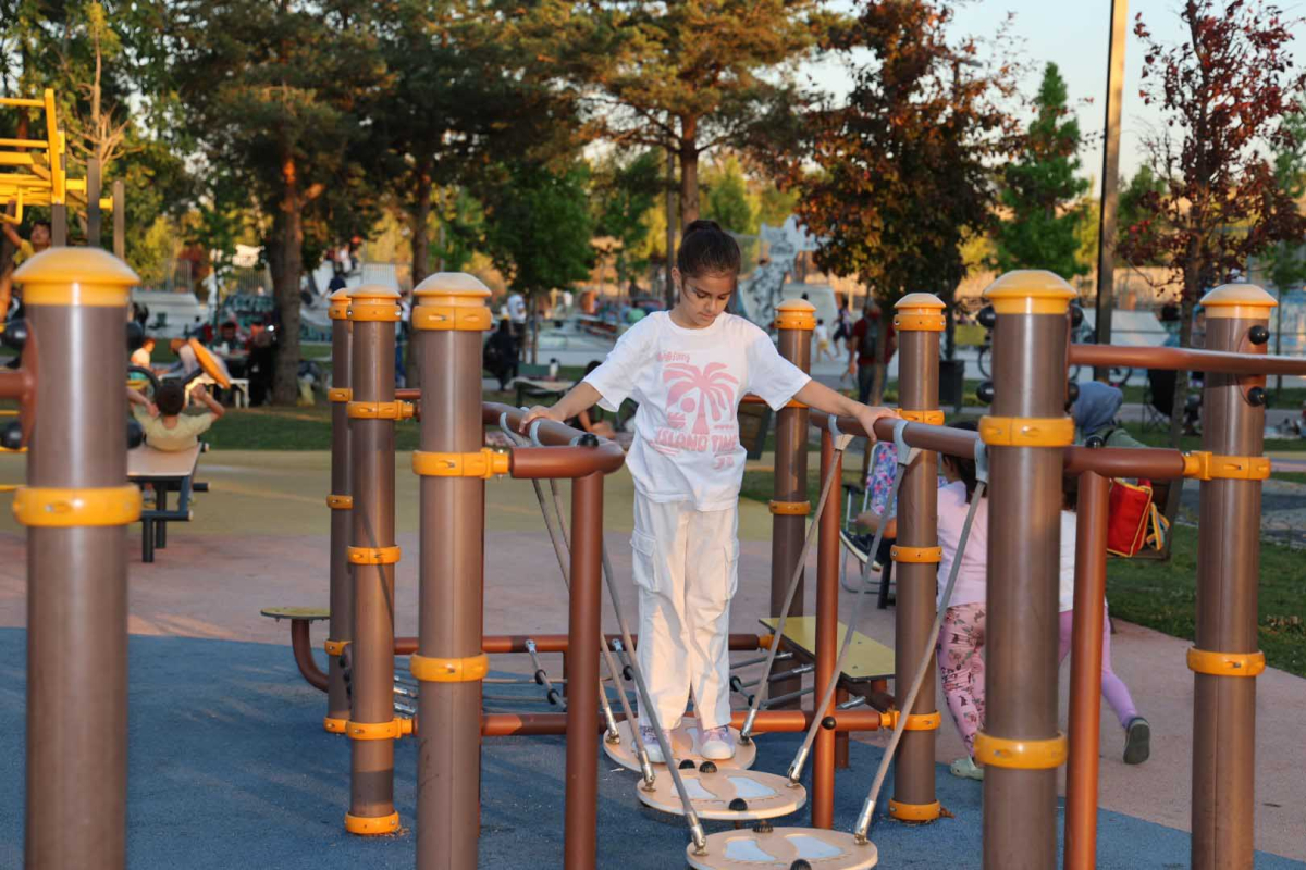 Bu parkta sağlık ve huzur bir arada