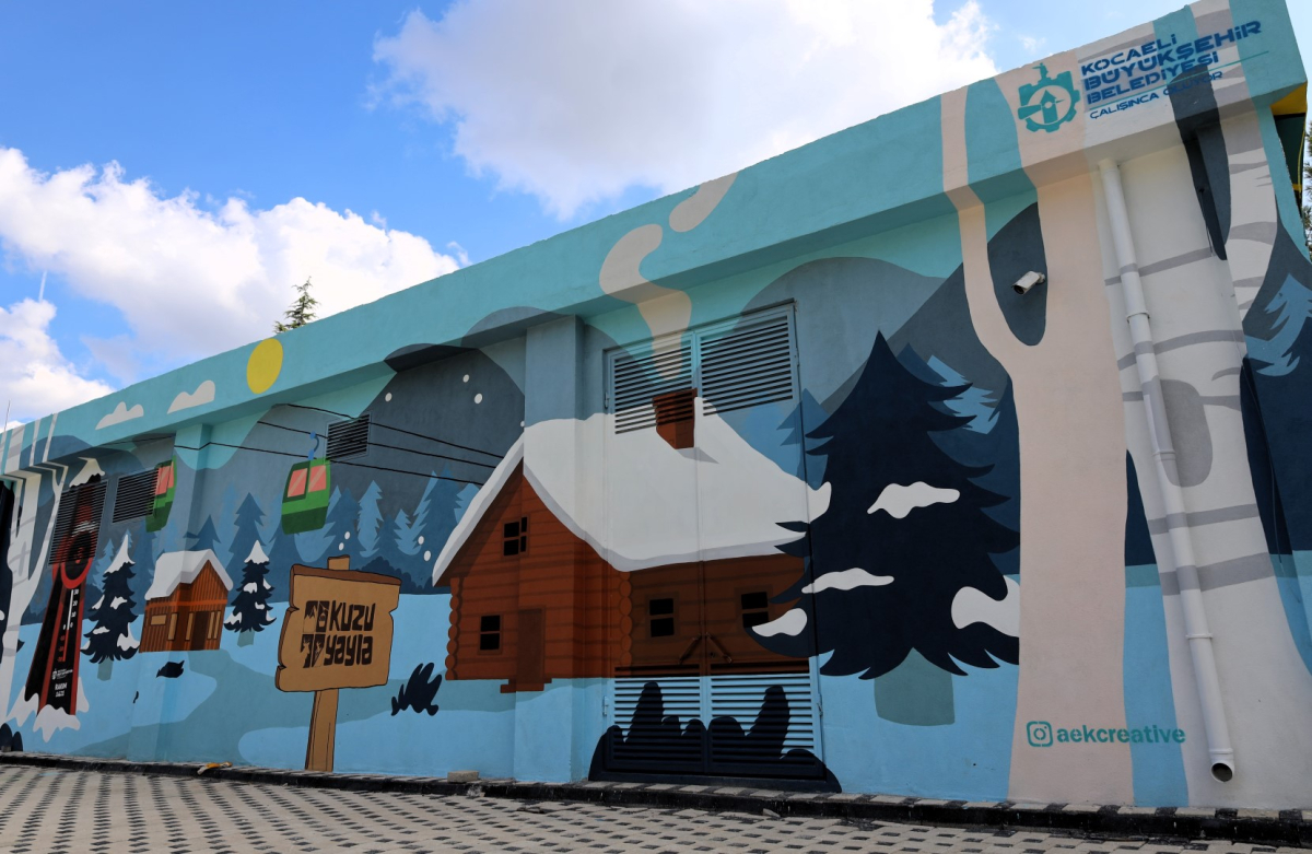 Kocaeli’de trafo ve alt geçitler sanatla renkleniyor