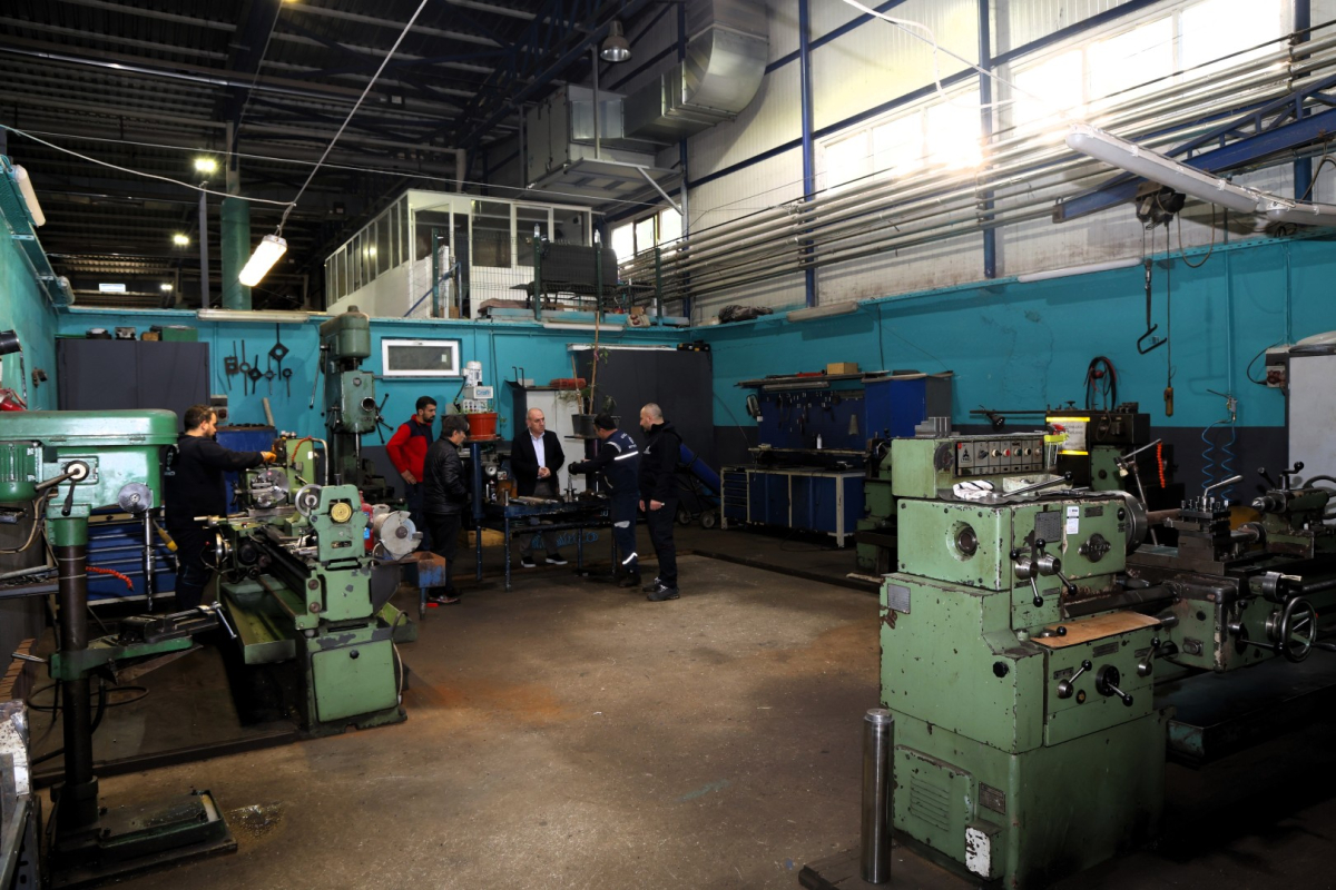 Büyükşehir’in bu atölyesi saat gibi işliyor