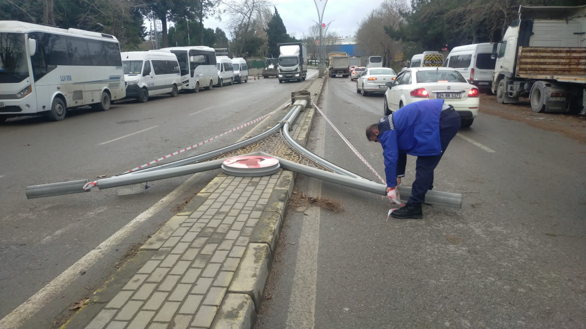 Büyükşehir, şiddetli lodosa karşı teyakkuzda