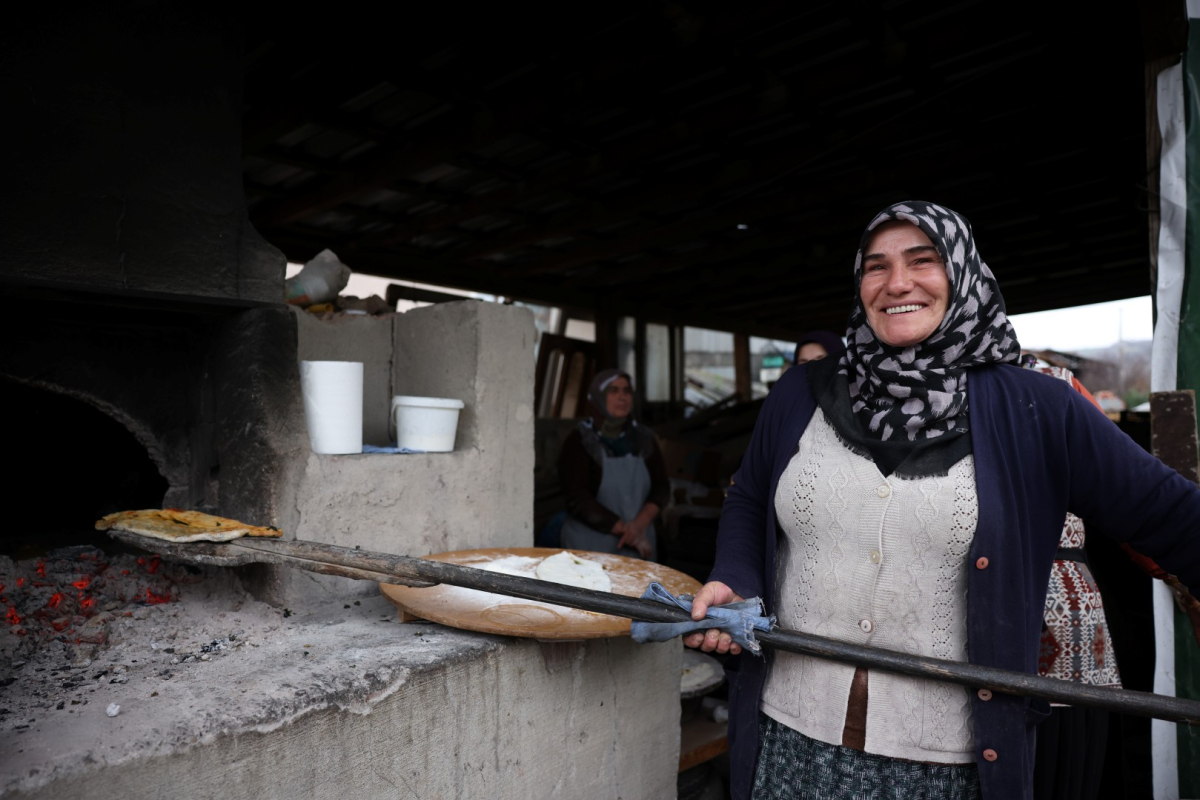 Eseler Köyü’nde Kaz Bayramı öncesi imece bereketi 