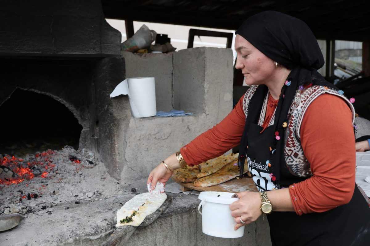 Eseler Köyü’nde Kaz Bayramı öncesi imece bereketi 