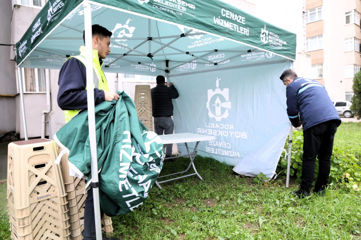 Büyükşehir, taziye sürecinde de vatandaşın yanında