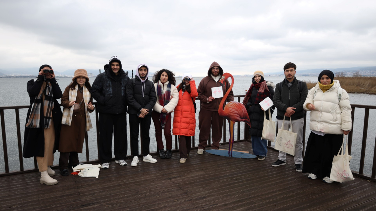 Doğanın en zarif misafirleri hayran bıraktı