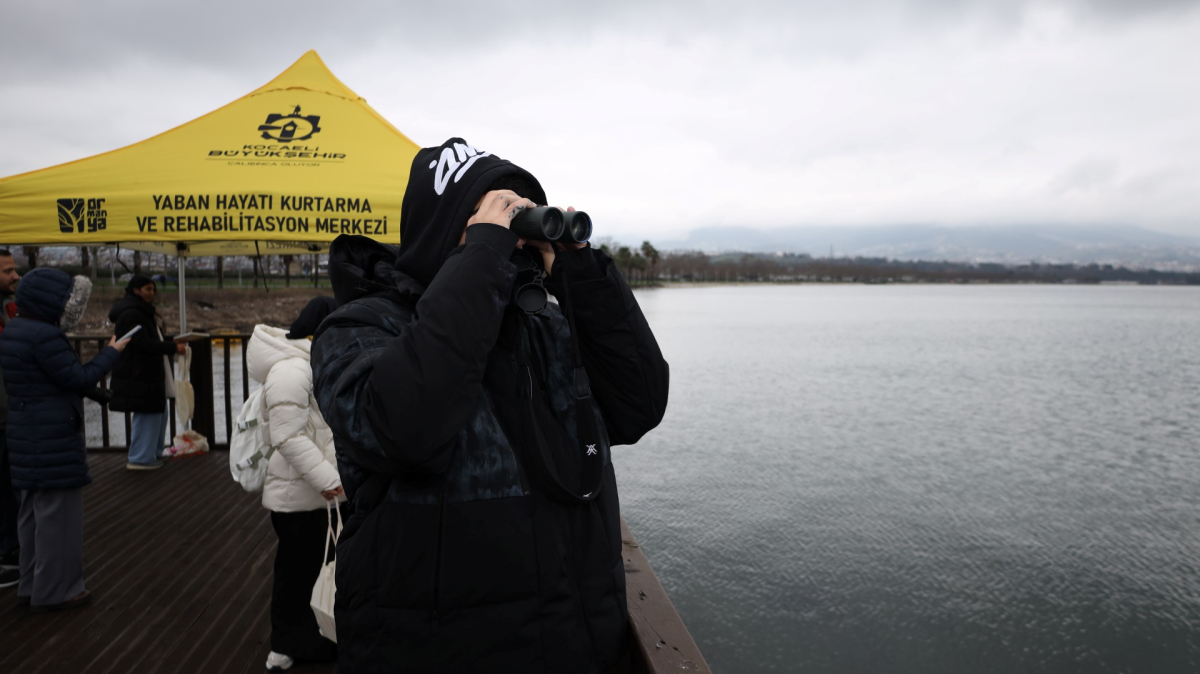 Doğanın en zarif misafirleri hayran bıraktı