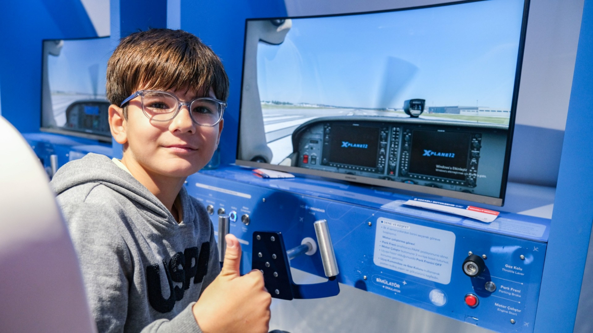 UçakPark 3 ayda 100 bin ziyaretçiyi ağırladı