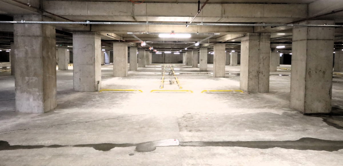 Otoparkın ilk katı hizmete alındı