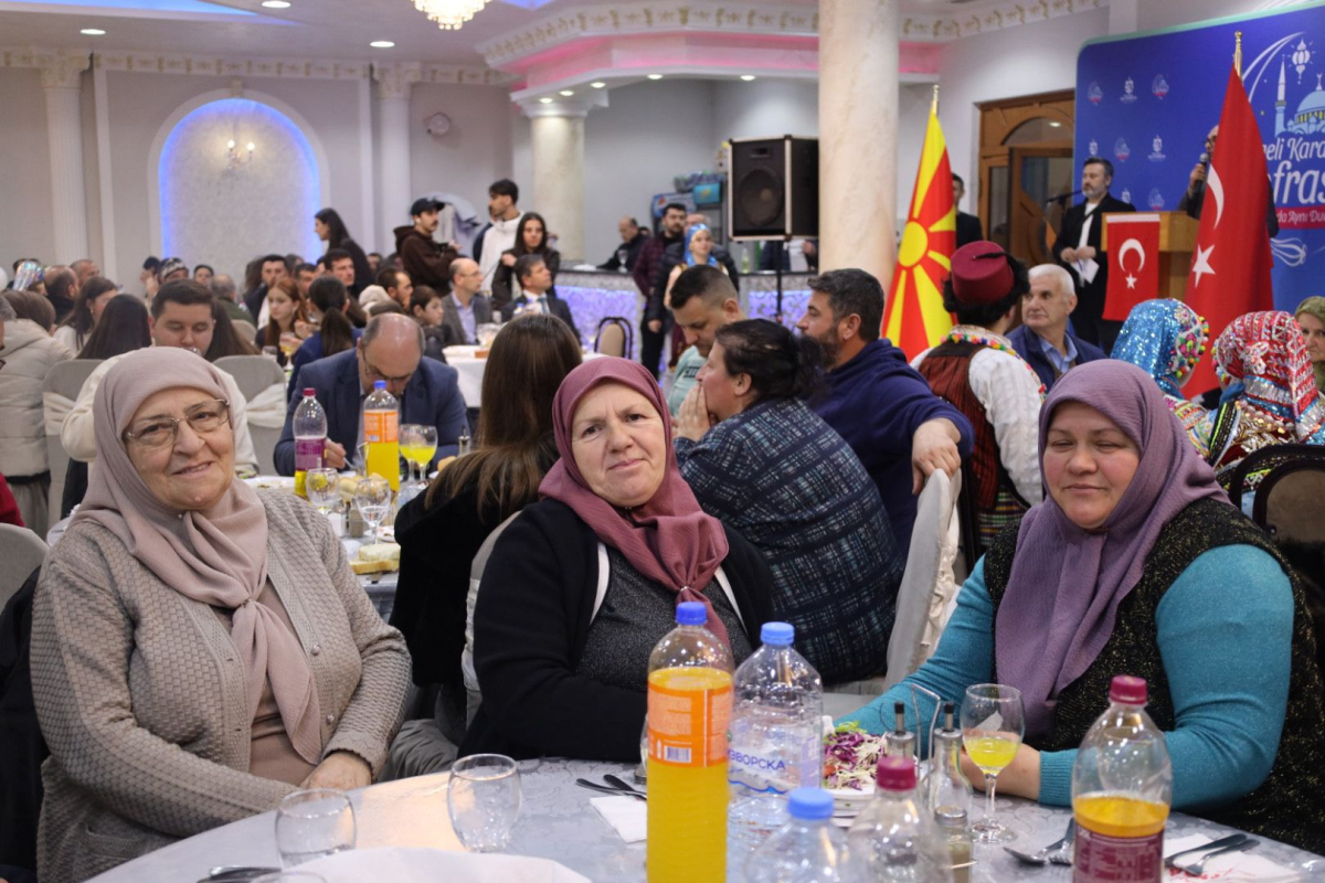 Gönül sofrası Makedonya Zhupa’da kuruldu