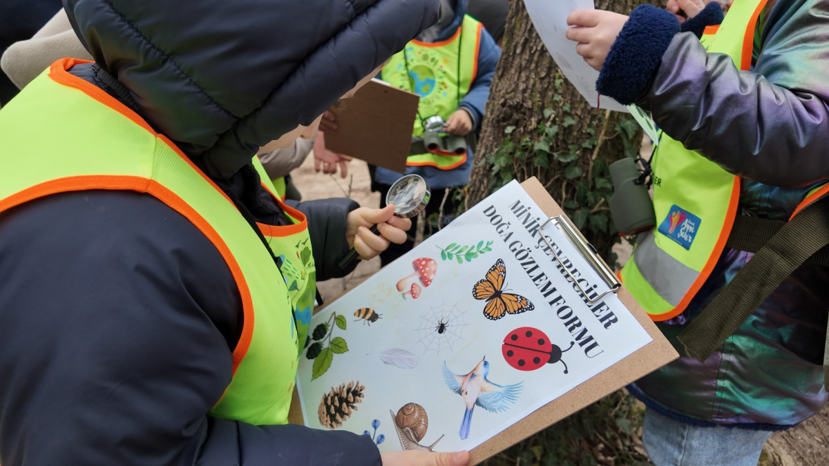 Lokomotif’in minikleri Ormanya’da doğayı keşfetti