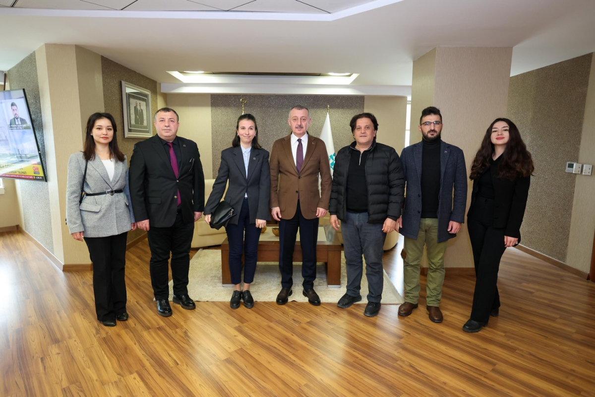 Başkan Büyükakın’a ziyaretçi akını