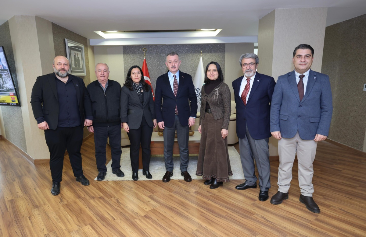 Başkan Büyükakın’a ziyaretçi akını