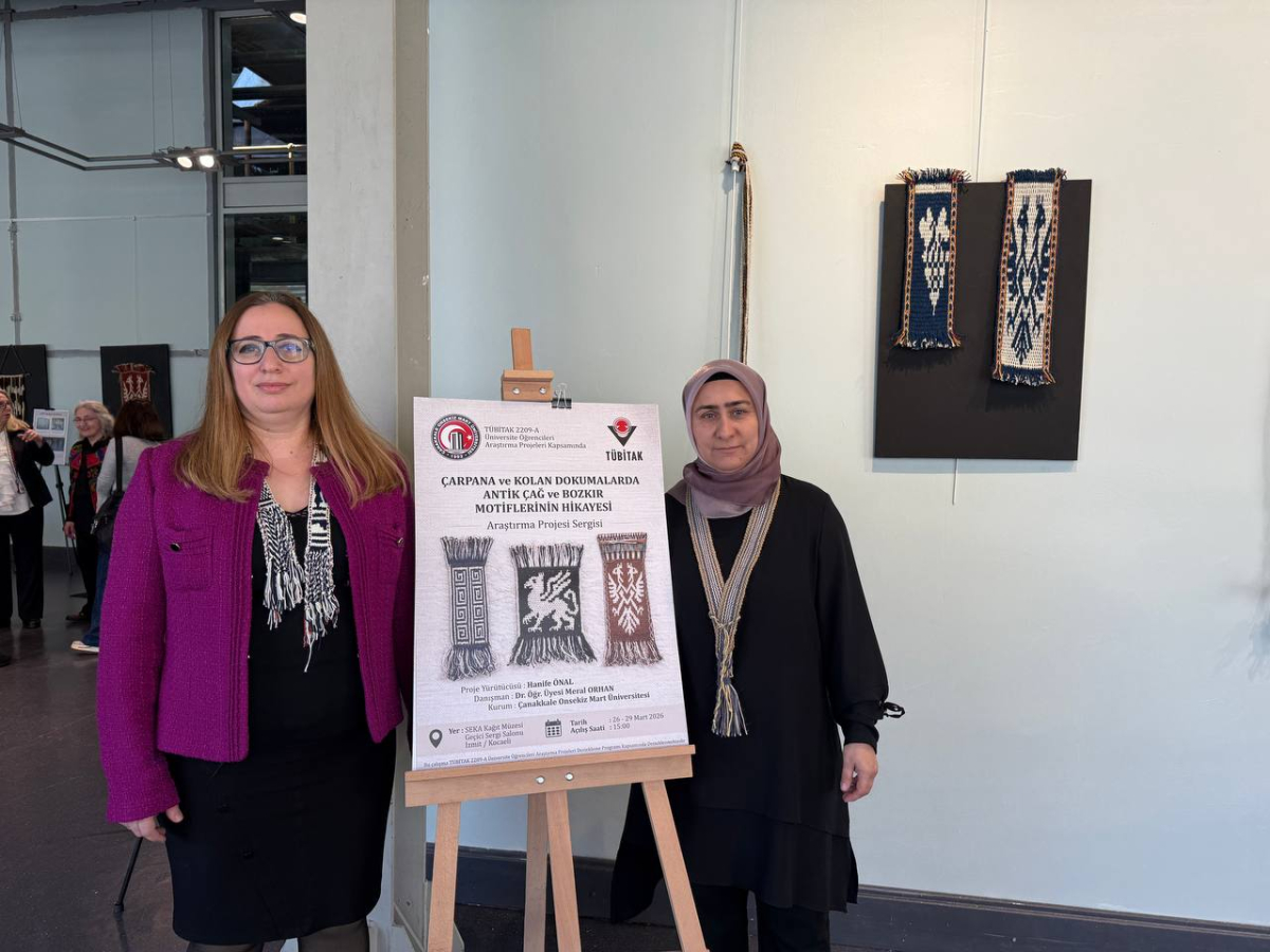 Geleneksel motifler dokuma sanatıyla hayat buldu