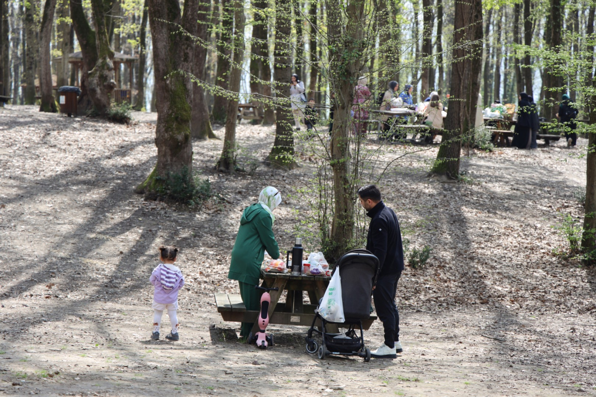 Baharın en güzel hali Ormanya’da yaşanıyor