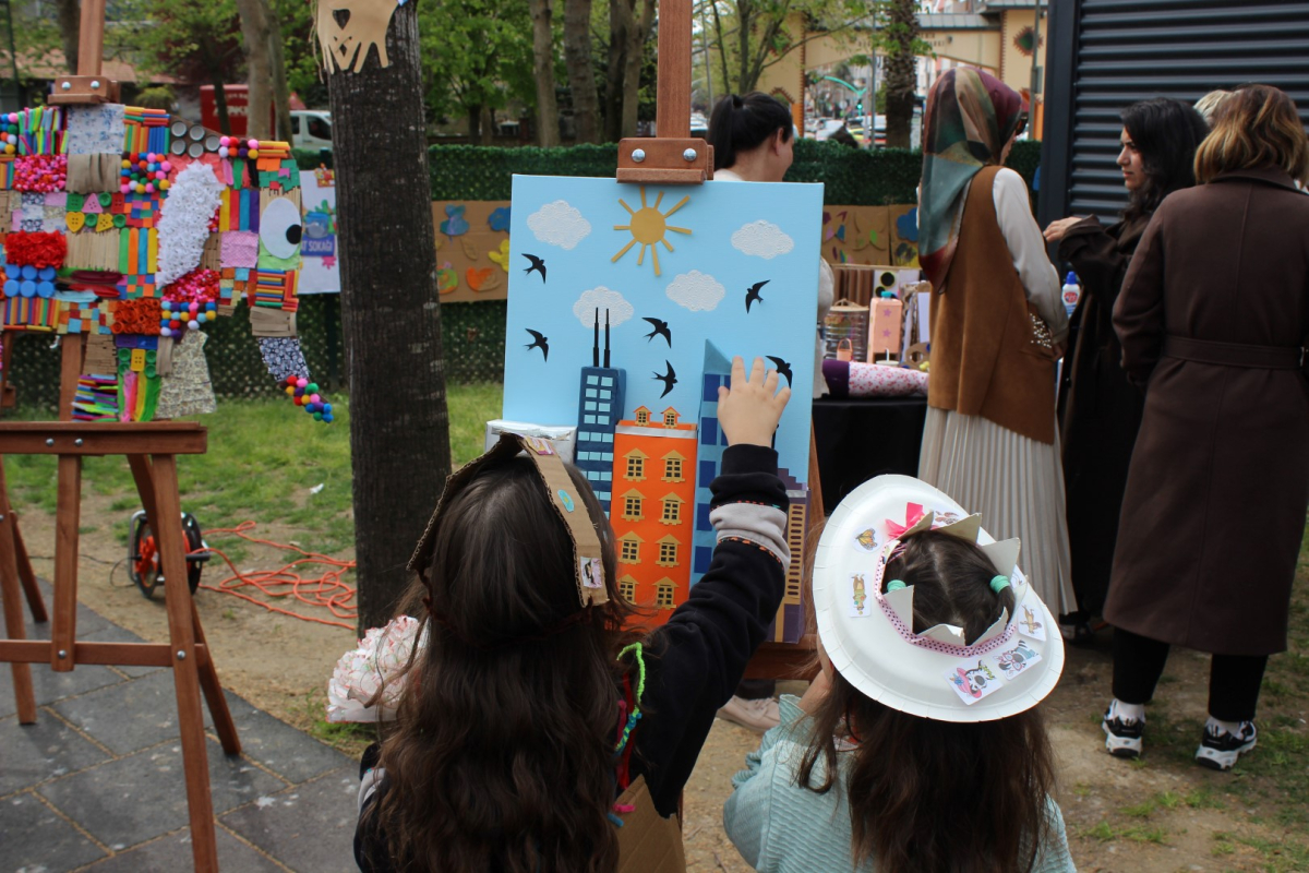 Lokomotif Çocuk Köyü’nde geri dönüşüm rüzgârı
