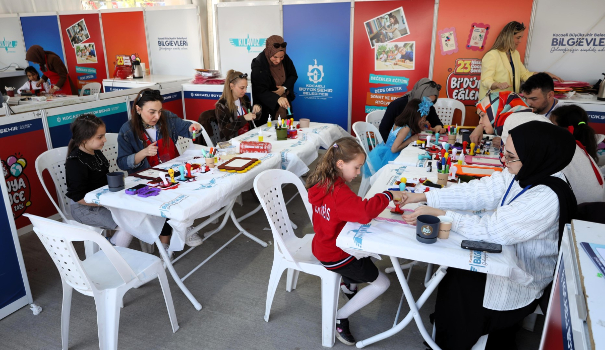 Eğlenirken öğreten atölyeler ilgi görüyor
