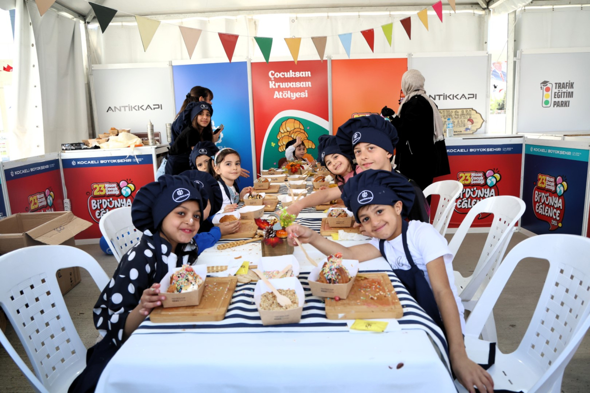 Çocuklar kahraman da oldu aşçı da