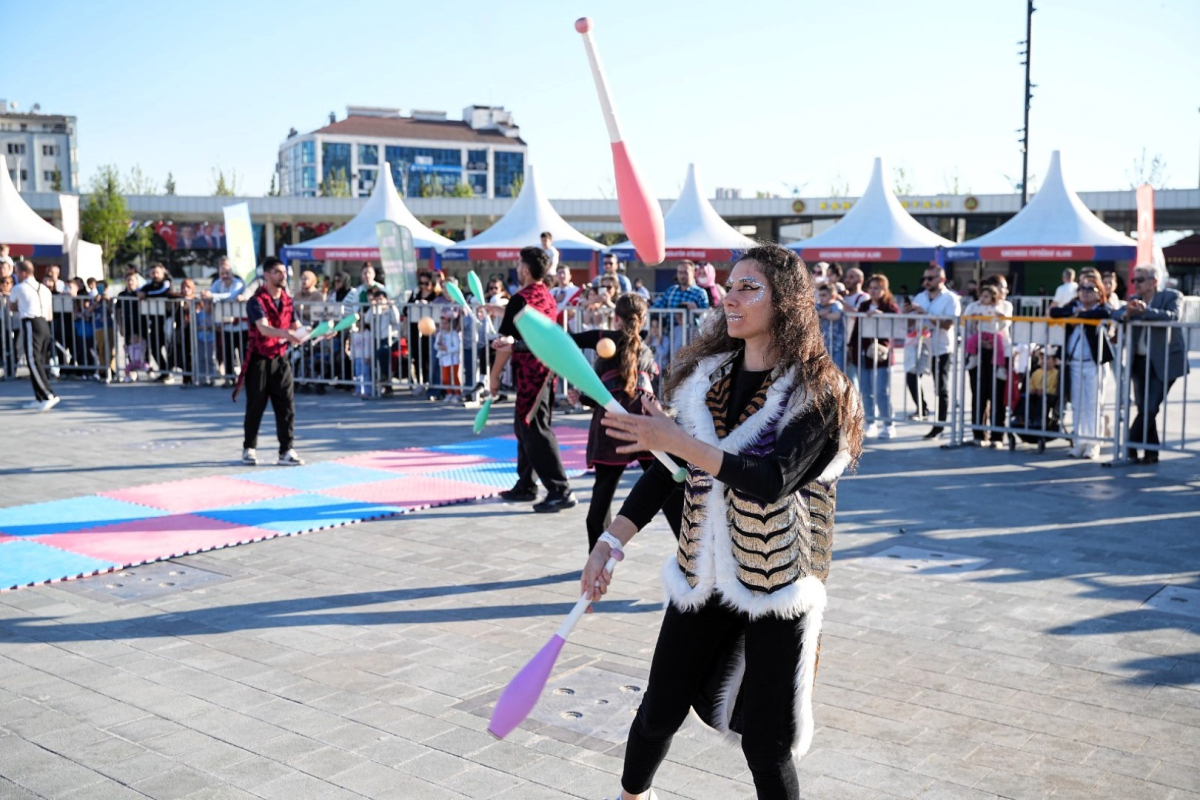 Çocuklar eğlenceye doydu