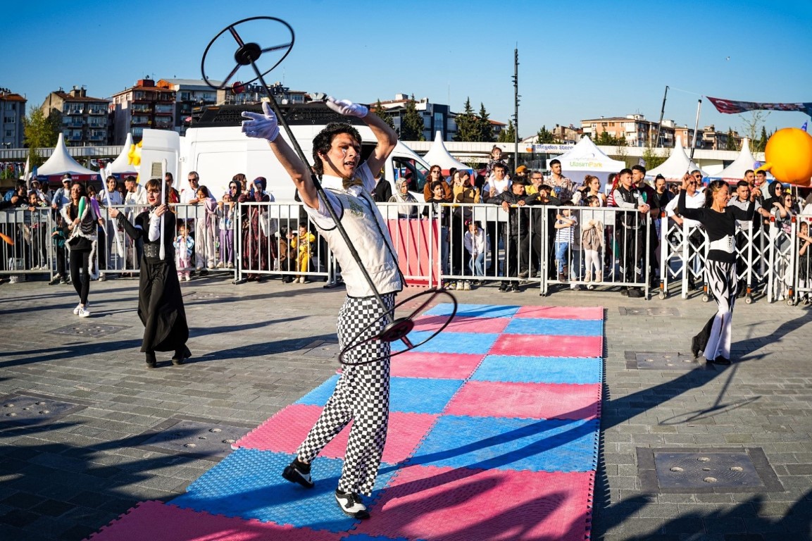 Çocuklar eğlenceye doydu