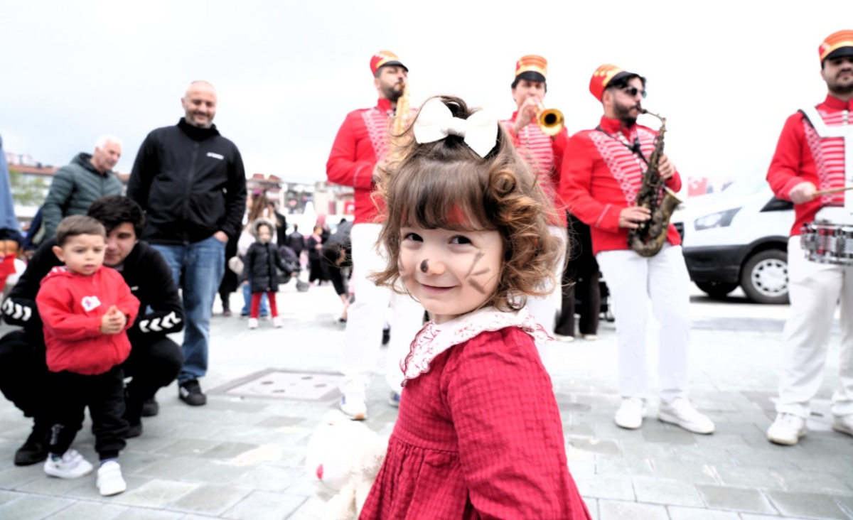 Çocuklar eğlenceye doydu