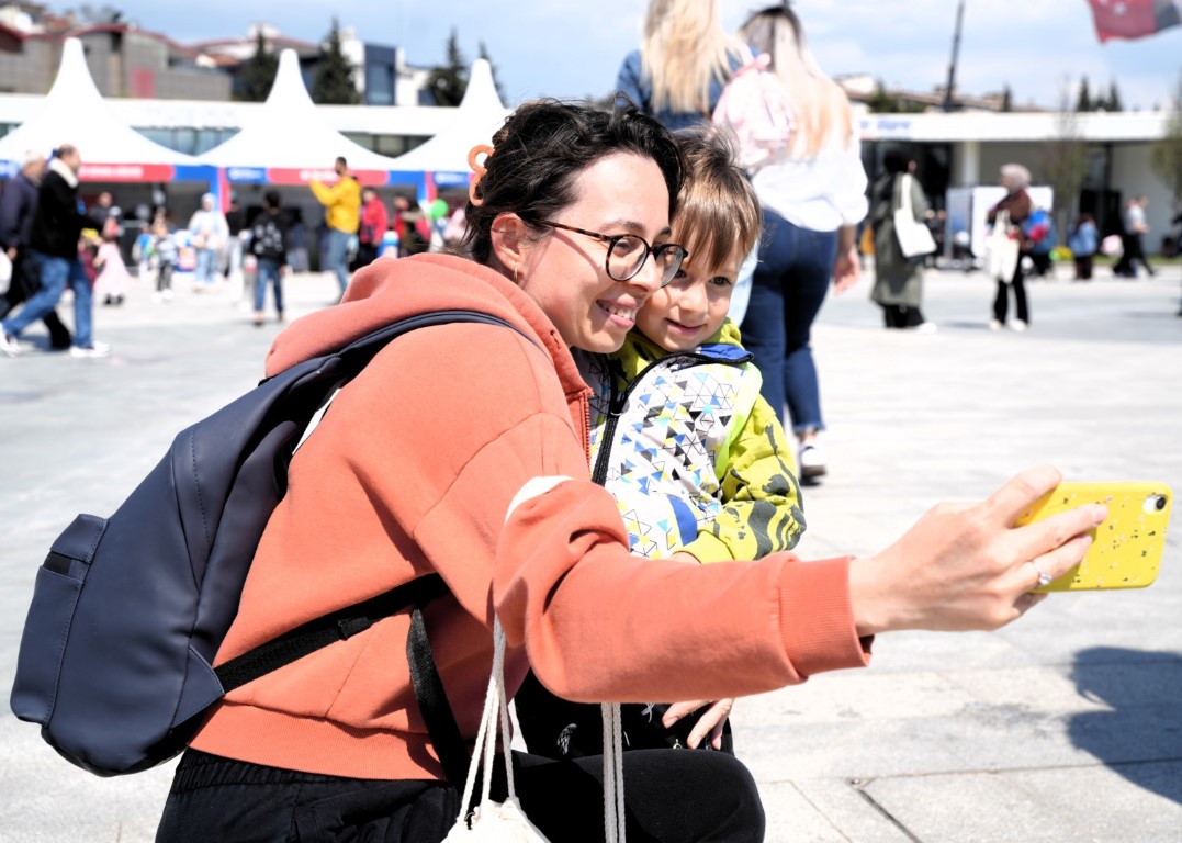Çocuklar eğlenceye doydu