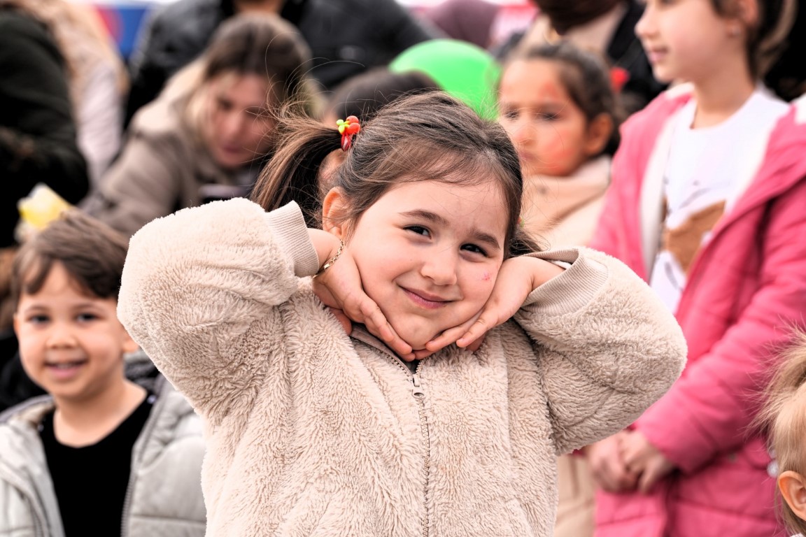 Çocuklar eğlenceye doydu