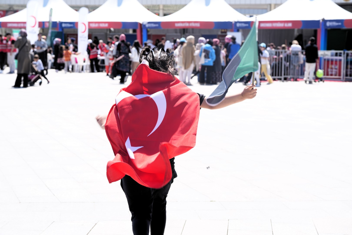 Çocuklar eğlenceye doydu