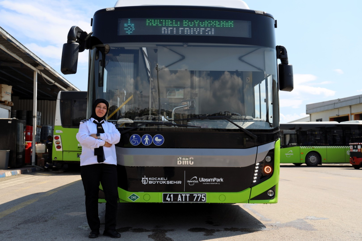 Kocaeli’de ulaşıma “anne eli” değdi