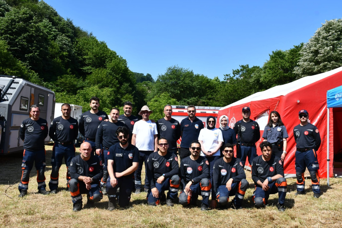 Afet kahramanları eğitim kampında buluştu