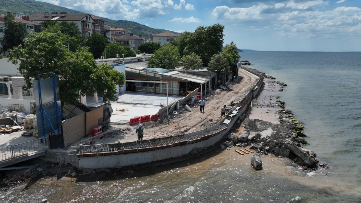 Değirmendere sahili yeni bir yüze kavuşuyor
