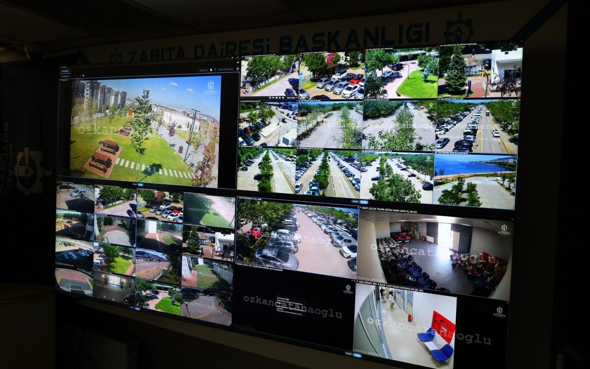 Kameralar ve ekipler iş başında, güvenlik zirvede
