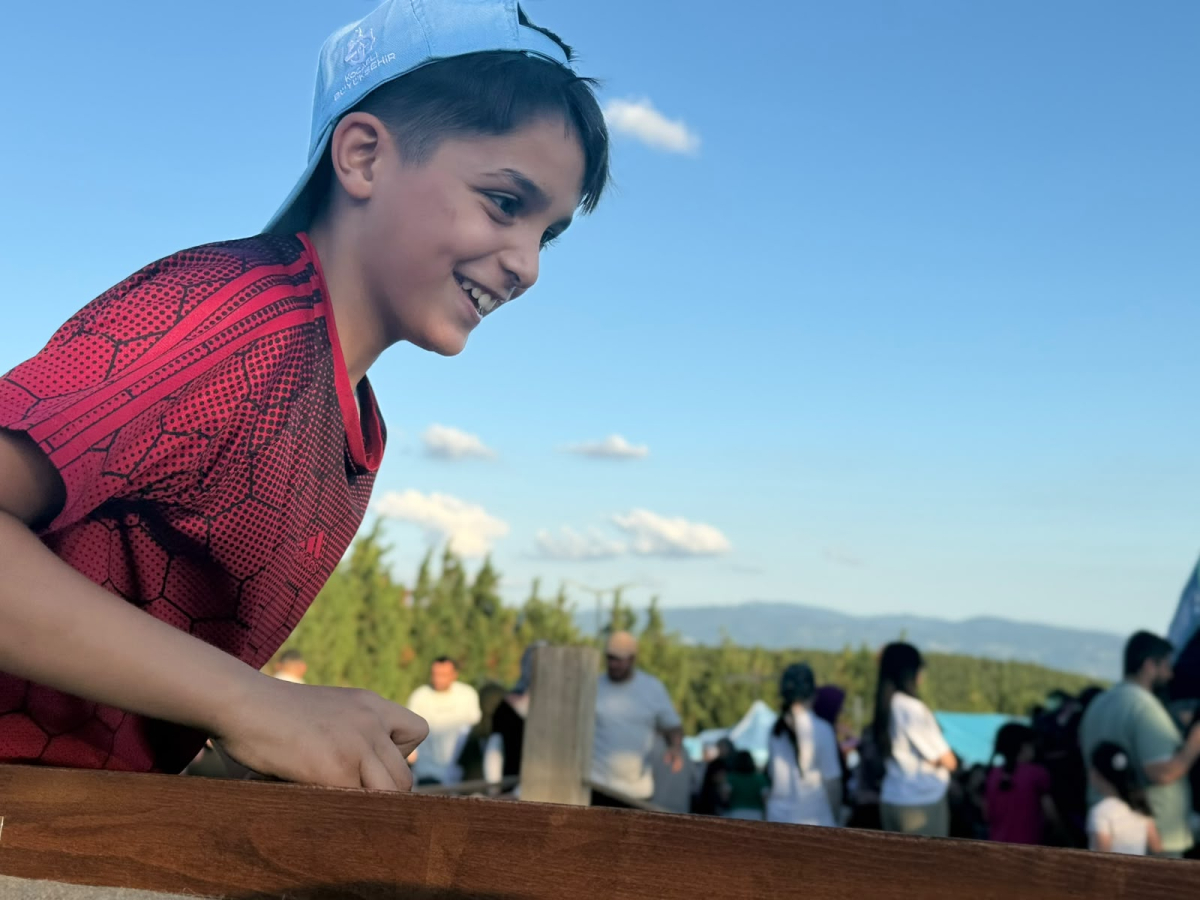 Bu etkinlikte çocuk kahkahaları eksik olmuyor