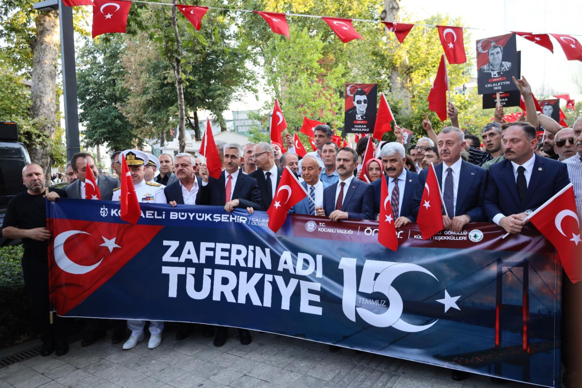 Kocaeli, 15 Temmuz ruhunu diri tutacak